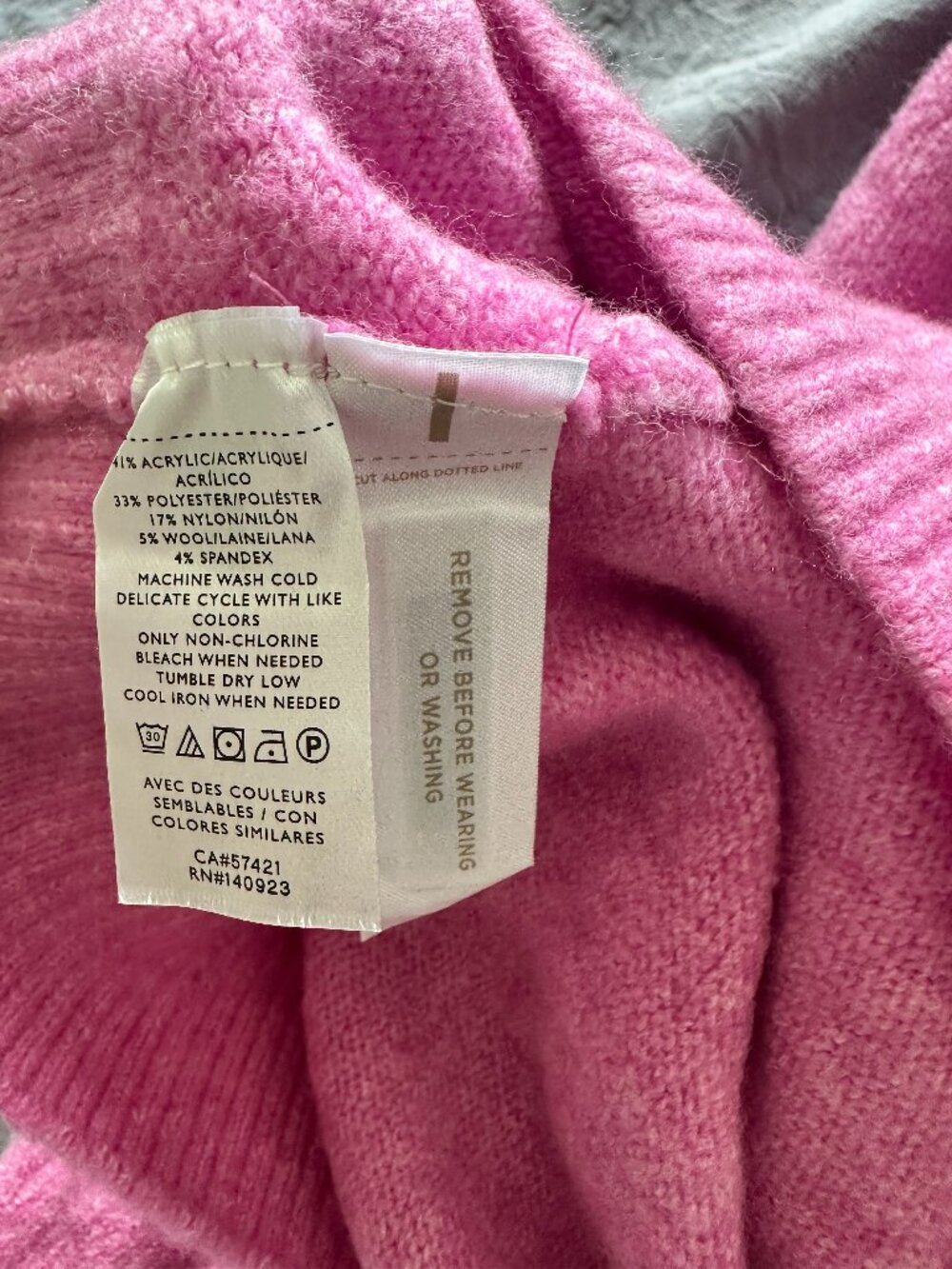 Pink Ruffle Loft Sweater - Picture 3 of 4